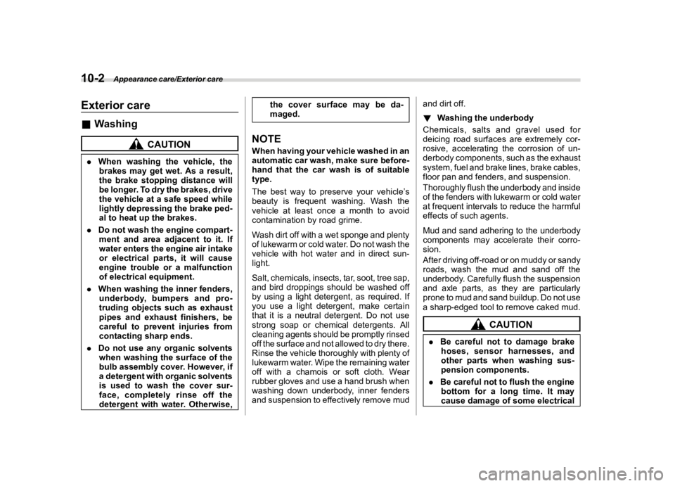 SUBARU WRX 2021  Owners Manual �������
