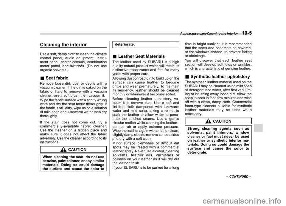 SUBARU WRX 2021  Owners Manual �������

