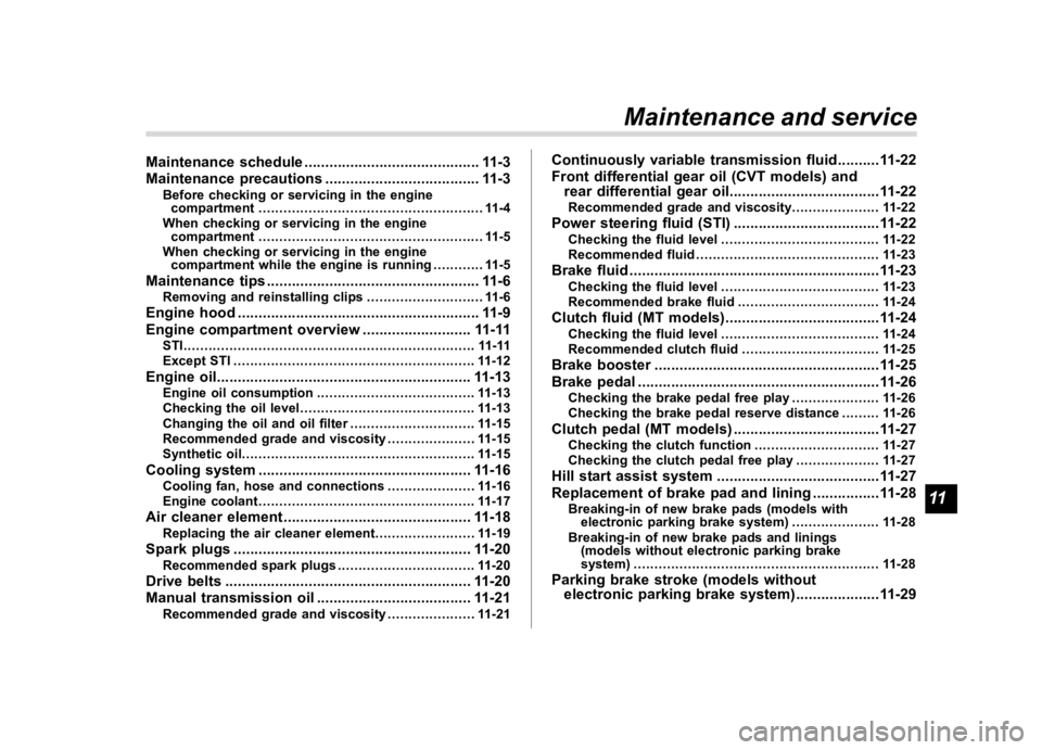 SUBARU WRX 2021  Owners Manual �������
