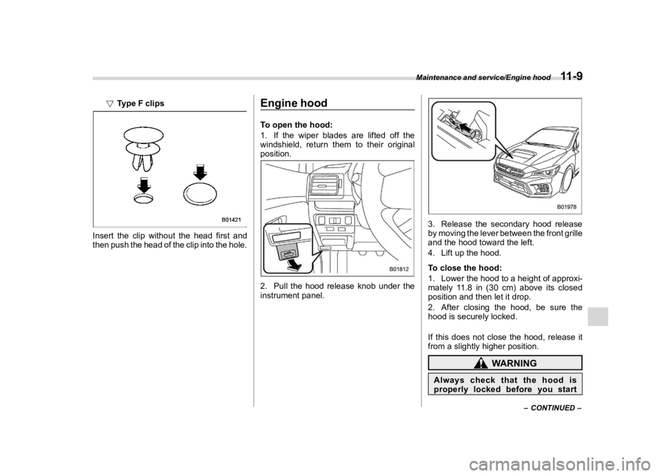 SUBARU WRX 2021  Owners Manual �������
