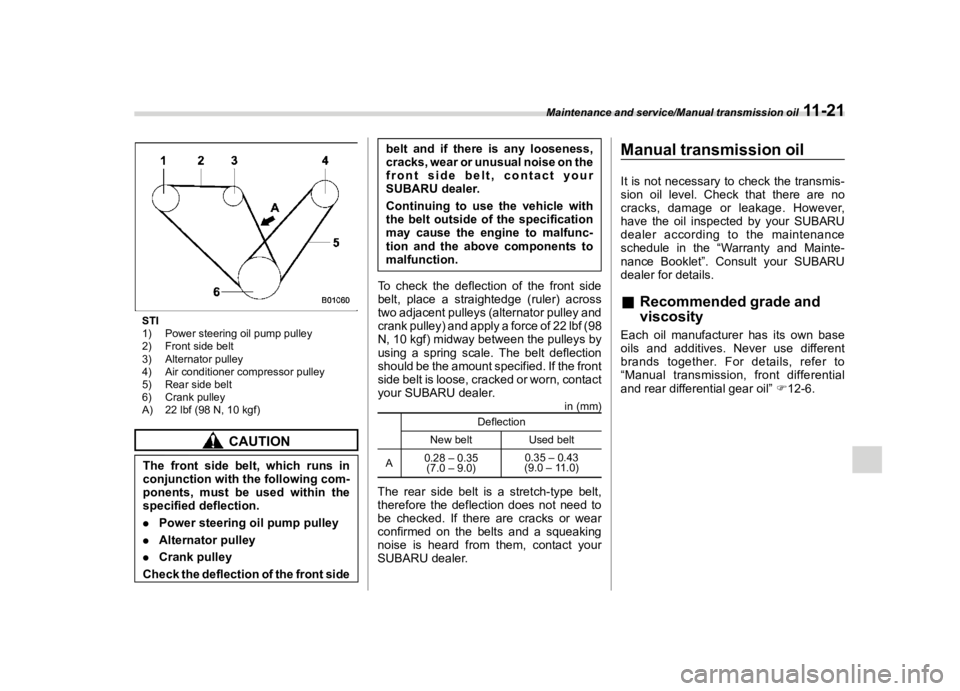 SUBARU WRX 2021  Owners Manual �������
