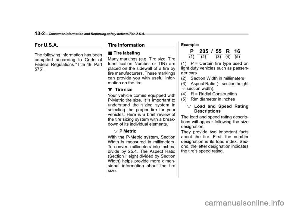 SUBARU WRX 2021  Owners Manual �������
