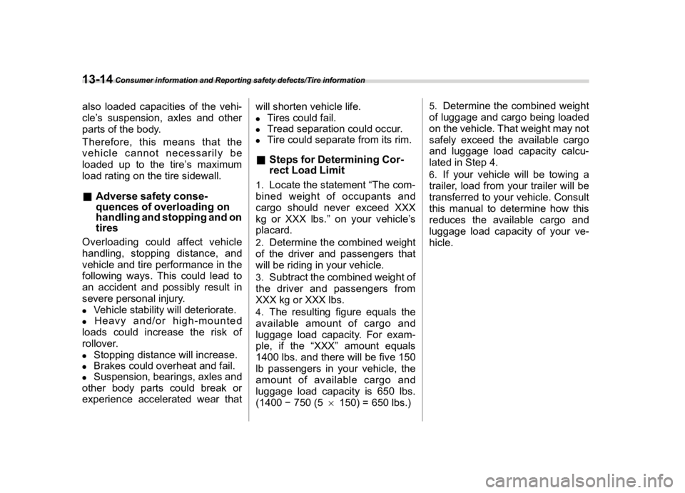 SUBARU WRX 2021  Owners Manual �������
