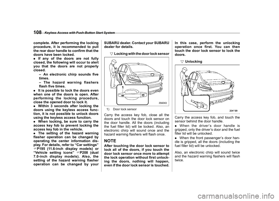 SUBARU WRX 2022  Owners Manual �������
