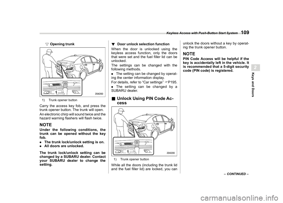SUBARU WRX 2022  Owners Manual �������
