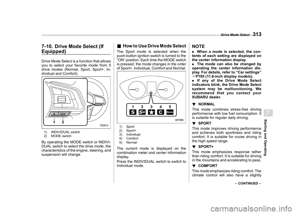 SUBARU WRX 2022  Owners Manual �������
