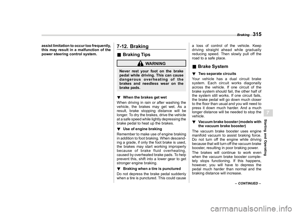 SUBARU WRX 2022  Owners Manual �������
