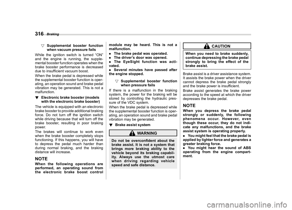 SUBARU WRX 2022  Owners Manual �������
