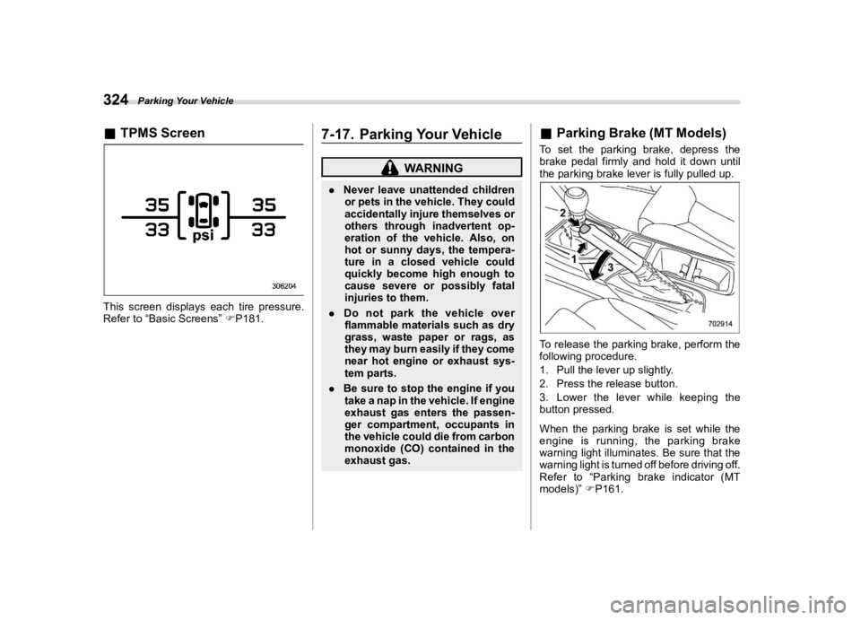 SUBARU WRX 2022  Owners Manual �������
