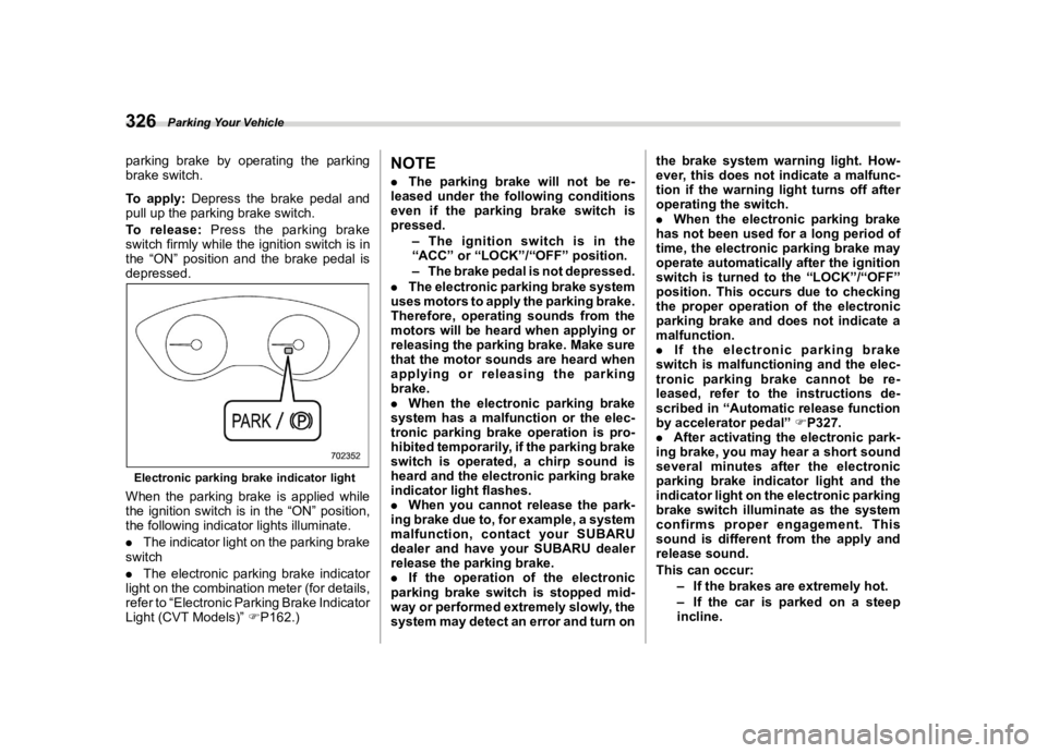 SUBARU WRX 2022  Owners Manual �������
