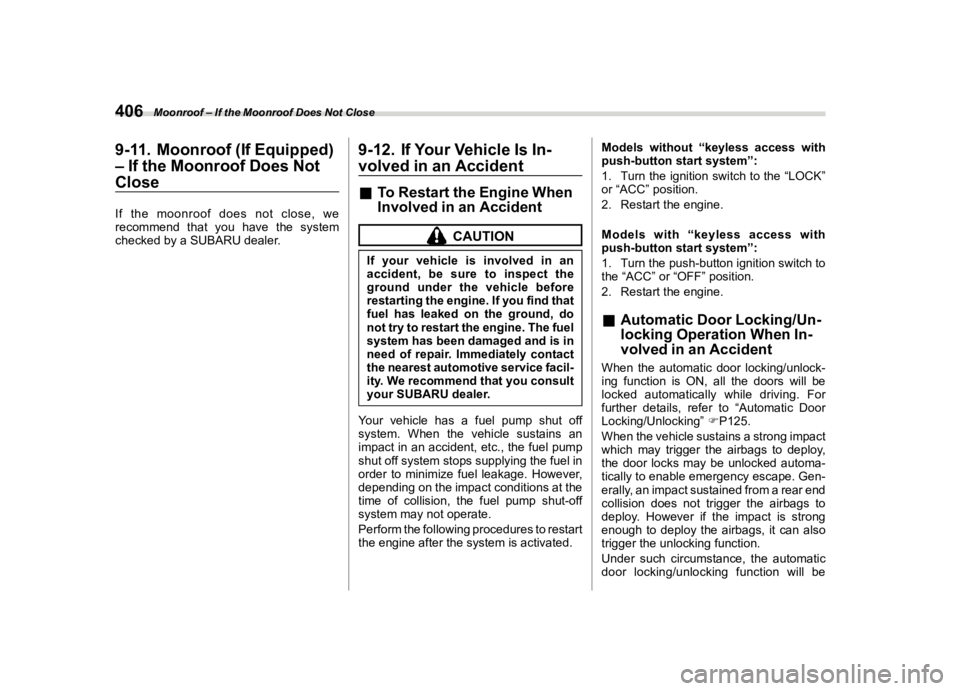 SUBARU WRX 2022  Owners Manual �������

