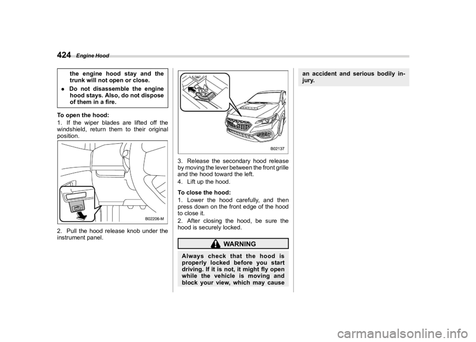SUBARU WRX 2022  Owners Manual �������
