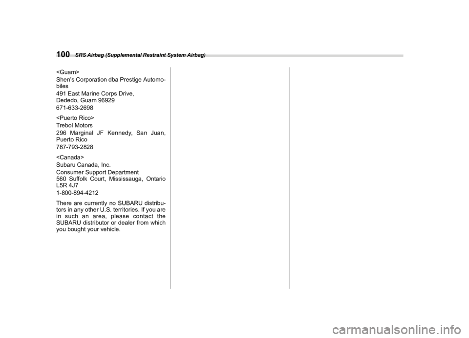 SUBARU WRX 2023  Owners Manual �������

