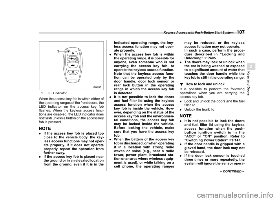 SUBARU WRX 2023  Owners Manual �������
