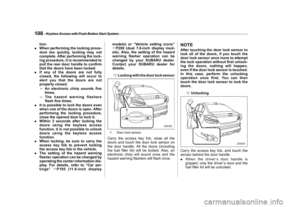 SUBARU WRX 2023  Owners Manual �������
