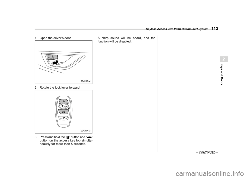 SUBARU WRX 2023  Owners Manual �������
