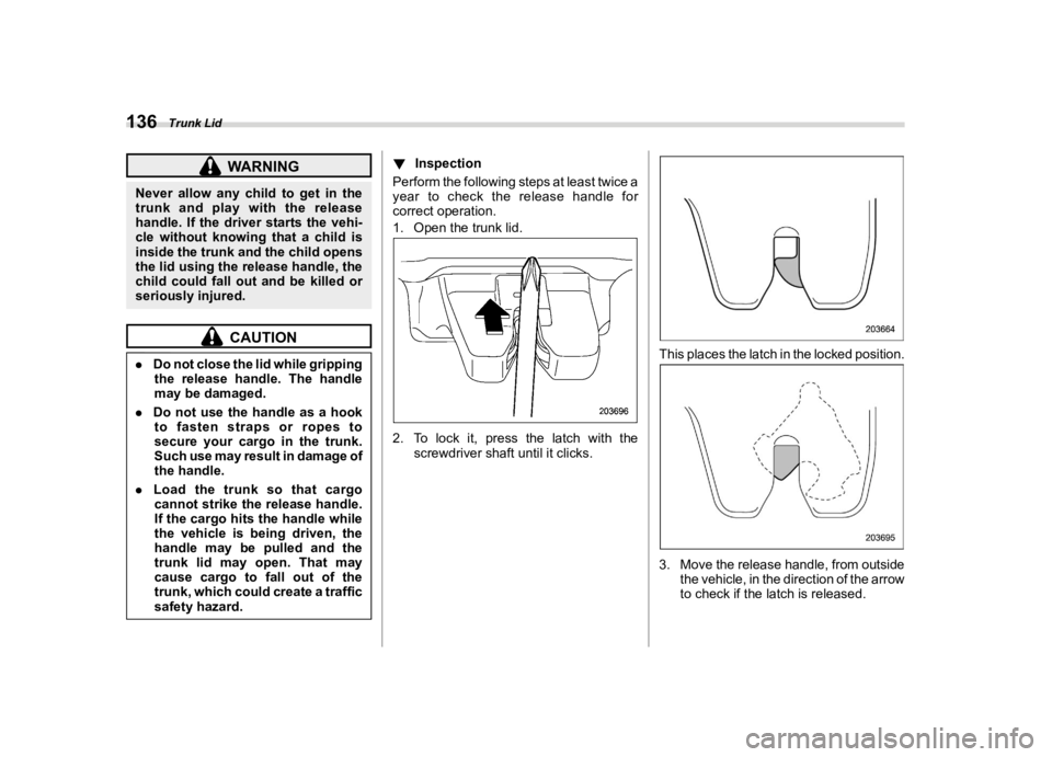 SUBARU WRX 2023  Owners Manual �������
