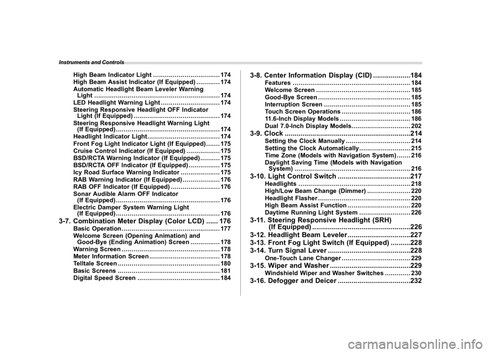 SUBARU WRX 2023  Owners Manual �������
