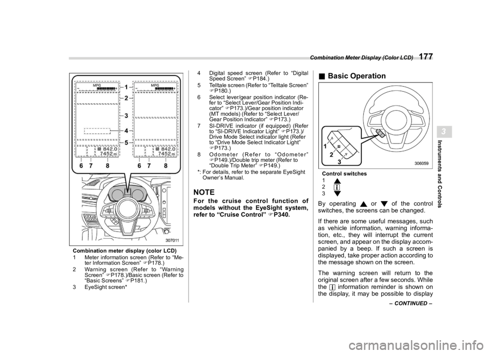 SUBARU WRX 2023  Owners Manual �������
