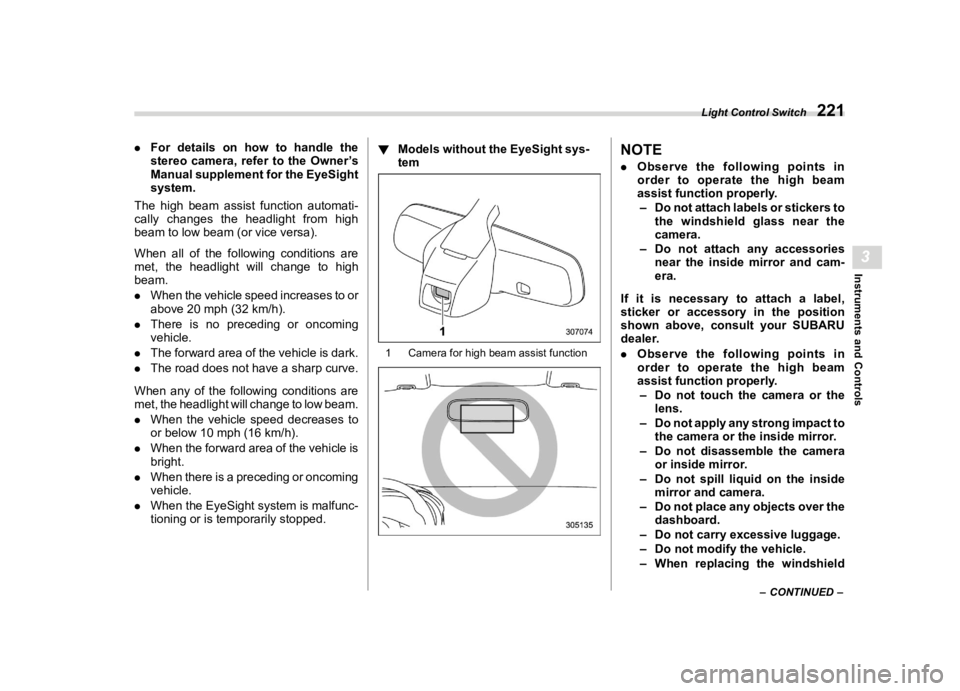 SUBARU WRX 2023  Owners Manual �������
