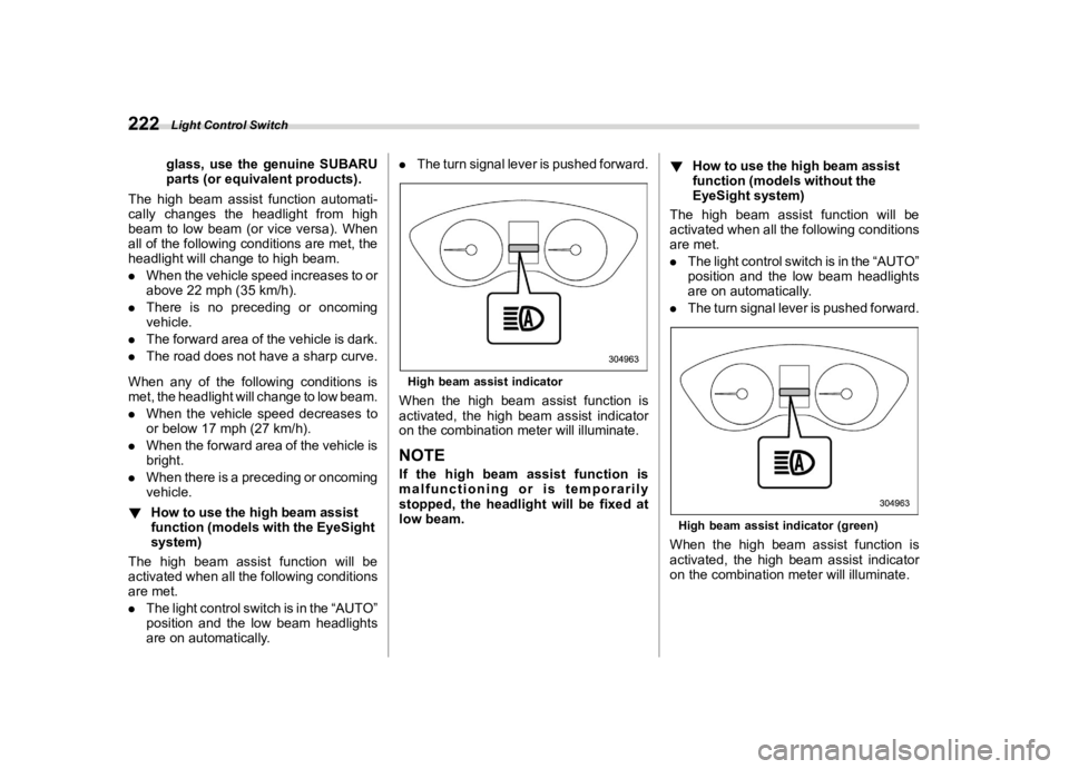 SUBARU WRX 2023  Owners Manual �������
