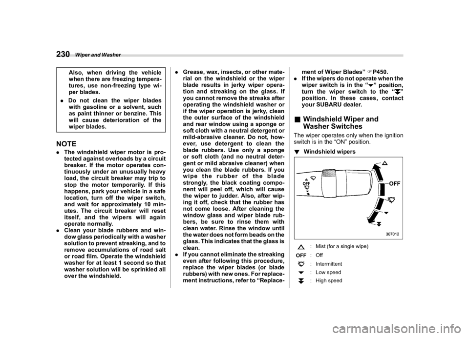 SUBARU WRX 2023  Owners Manual �������
