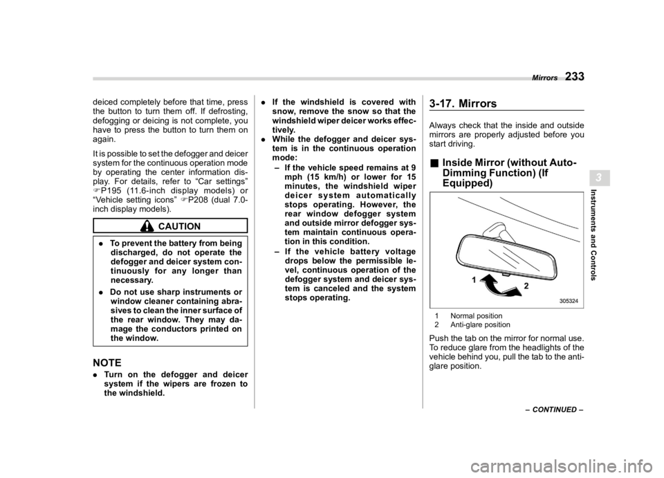SUBARU WRX 2023  Owners Manual �������
