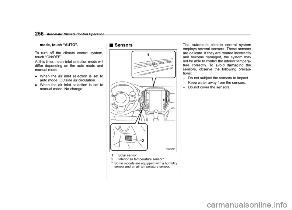 SUBARU WRX 2023  Owners Manual �������
