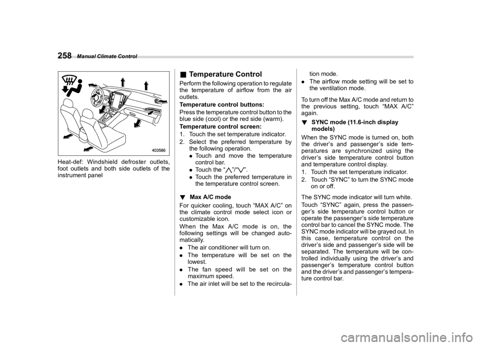 SUBARU WRX 2023  Owners Manual �������
