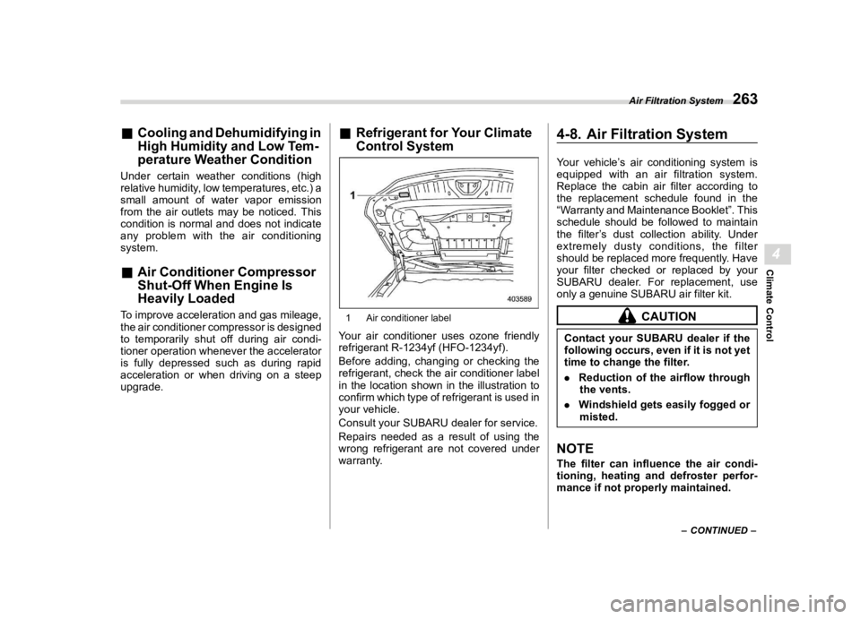 SUBARU WRX 2023  Owners Manual �������
