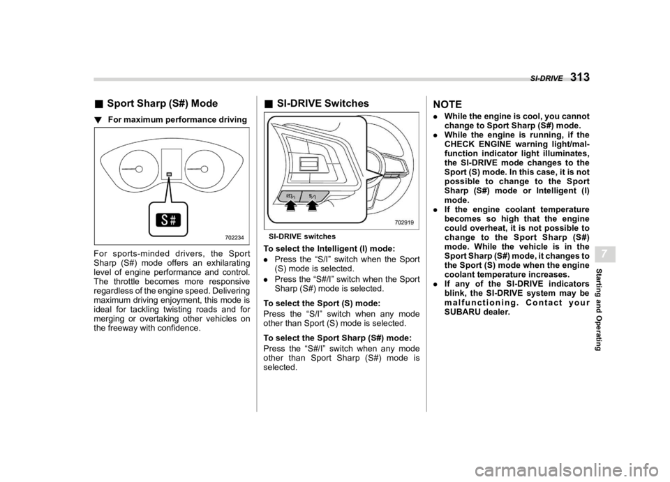 SUBARU WRX 2023  Owners Manual �������

