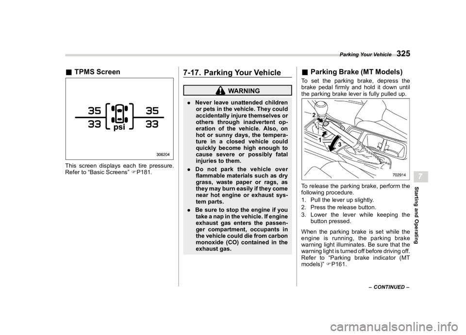 SUBARU WRX 2023  Owners Manual �������
