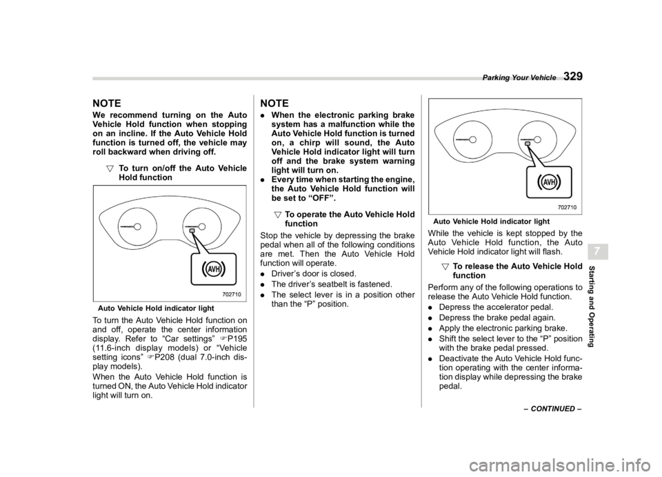 SUBARU WRX 2023  Owners Manual �������
