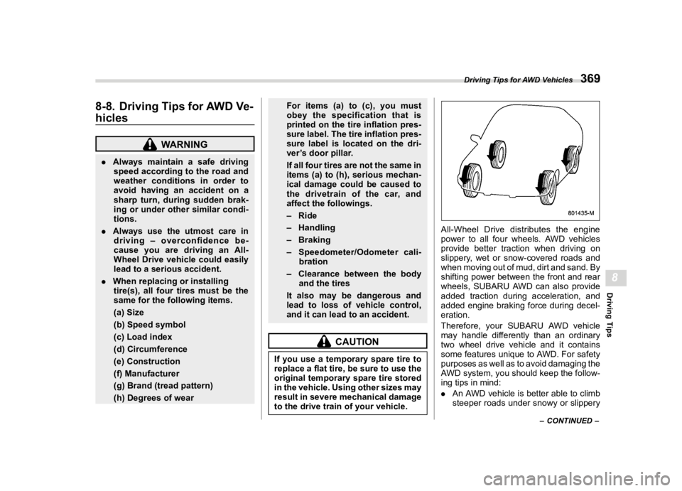 SUBARU WRX 2023  Owners Manual �������
