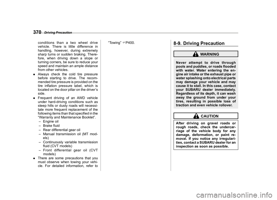 SUBARU WRX 2023  Owners Manual �������
