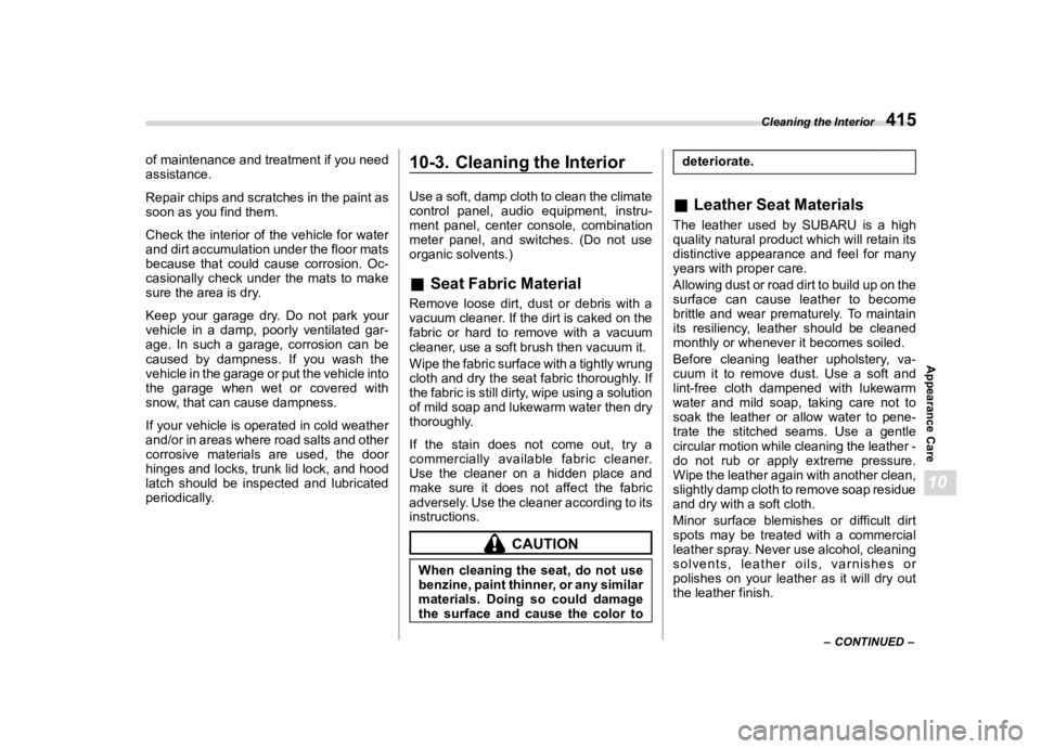 SUBARU WRX 2023  Owners Manual �������
