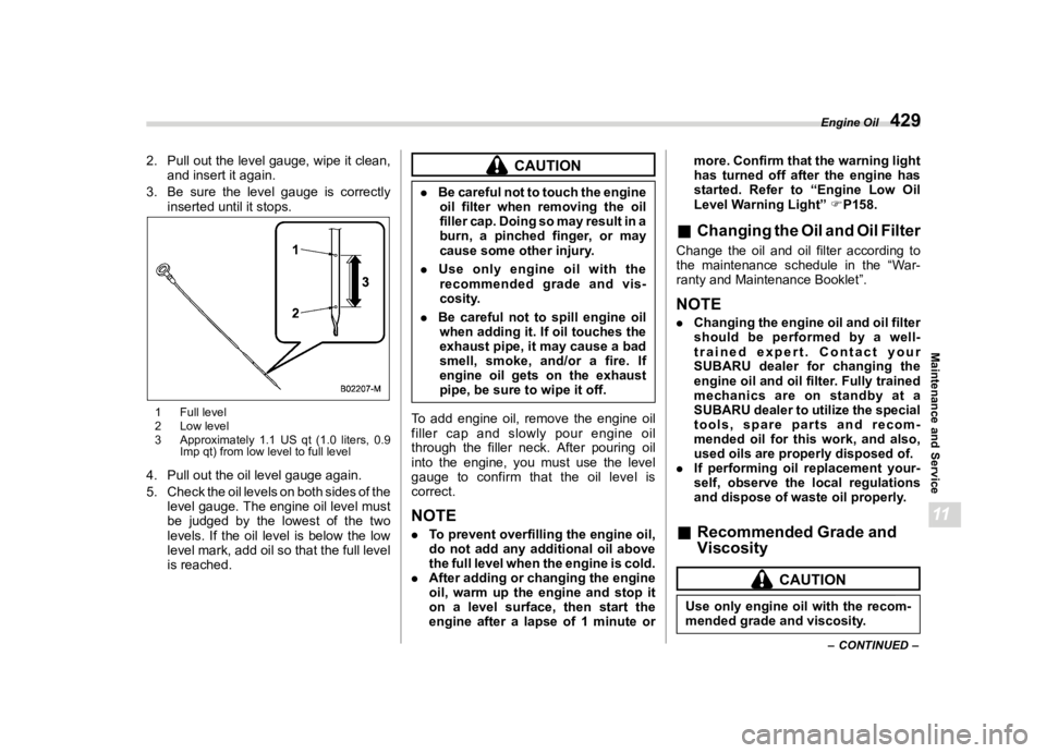 SUBARU WRX 2023  Owners Manual �������
