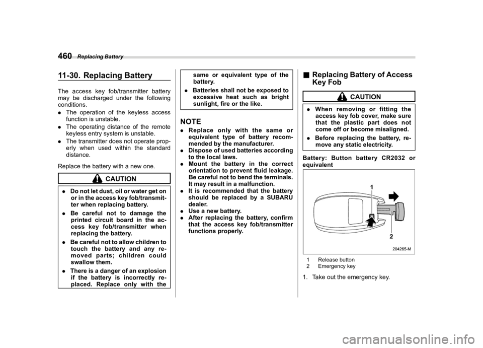 SUBARU WRX 2023  Owners Manual �������
