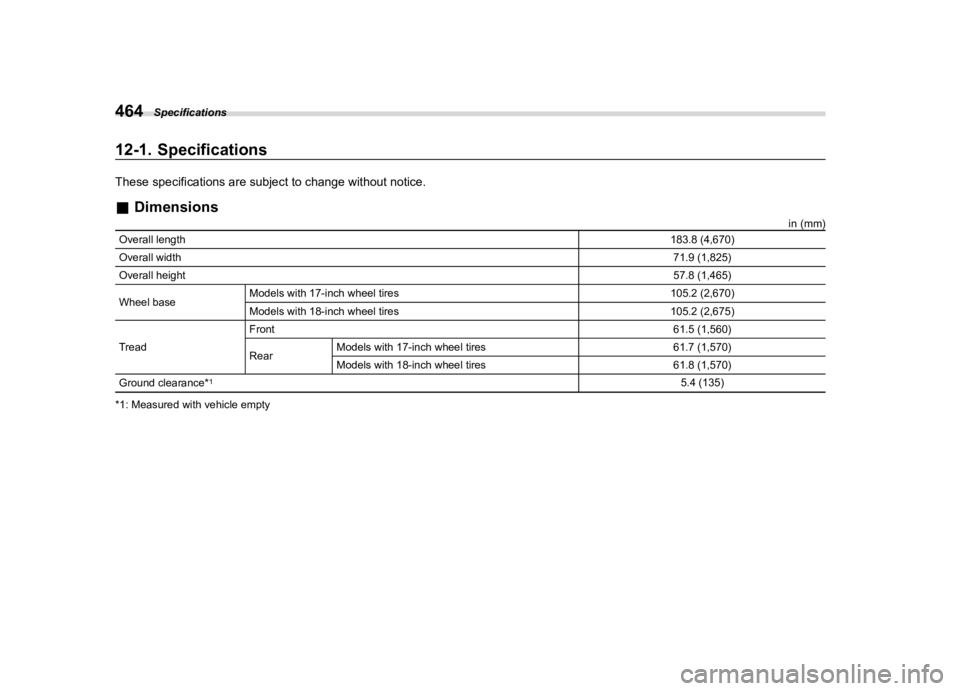 SUBARU WRX 2023  Owners Manual �������
