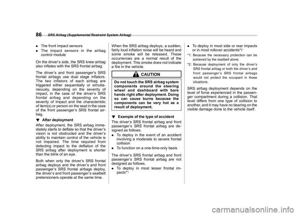 SUBARU WRX 2023  Owners Manual ������
