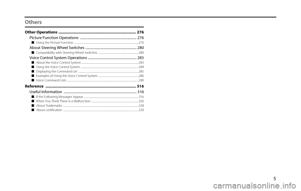SUBARU BRZ 2017 1.G Navigation Manual 5
Others
Other Operations ....................................................................... 276
Picture Function Operations ................................................................. 276 SUBARU BRZ 2017 1.G Navigation Manual 5
Others
Other Operations ....................................................................... 276
Picture Function Operations ................................................................. 276