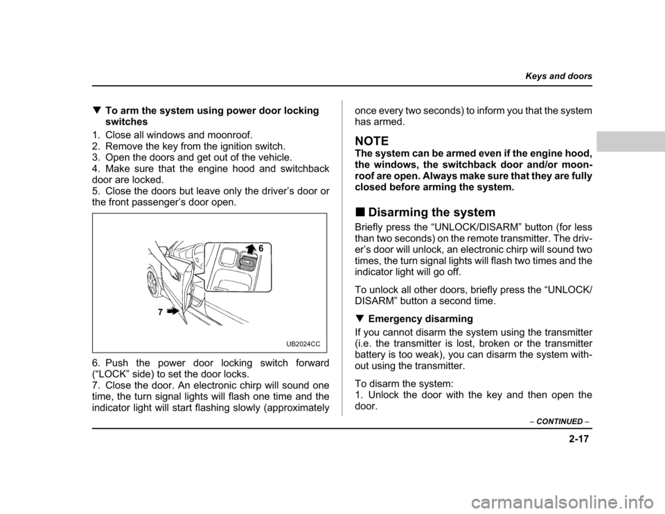 SUBARU BAJA 2004 1.G Owners Manual ����
��������������
������������ �
�������������������������������������������� 
��������
���������������������������������
������������������������������������������ 
��������������������������������