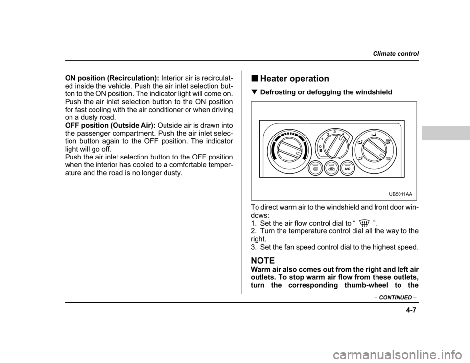 SUBARU BAJA 2004 1.G Owners Manual ���
���������������
� ����������� �
���������������������������� ����������������������������
�������������������������������������������������������� 
������������������������������������������������