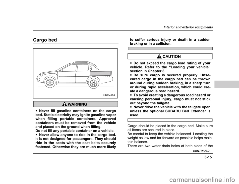 SUBARU BAJA 2004 1.G Owners Manual ����
��������������������������������
������������ �
���������
������� ����� ��������� ����������� ��� ���� �����
������������������������������������������������� 
����� �������� ��������� ����������