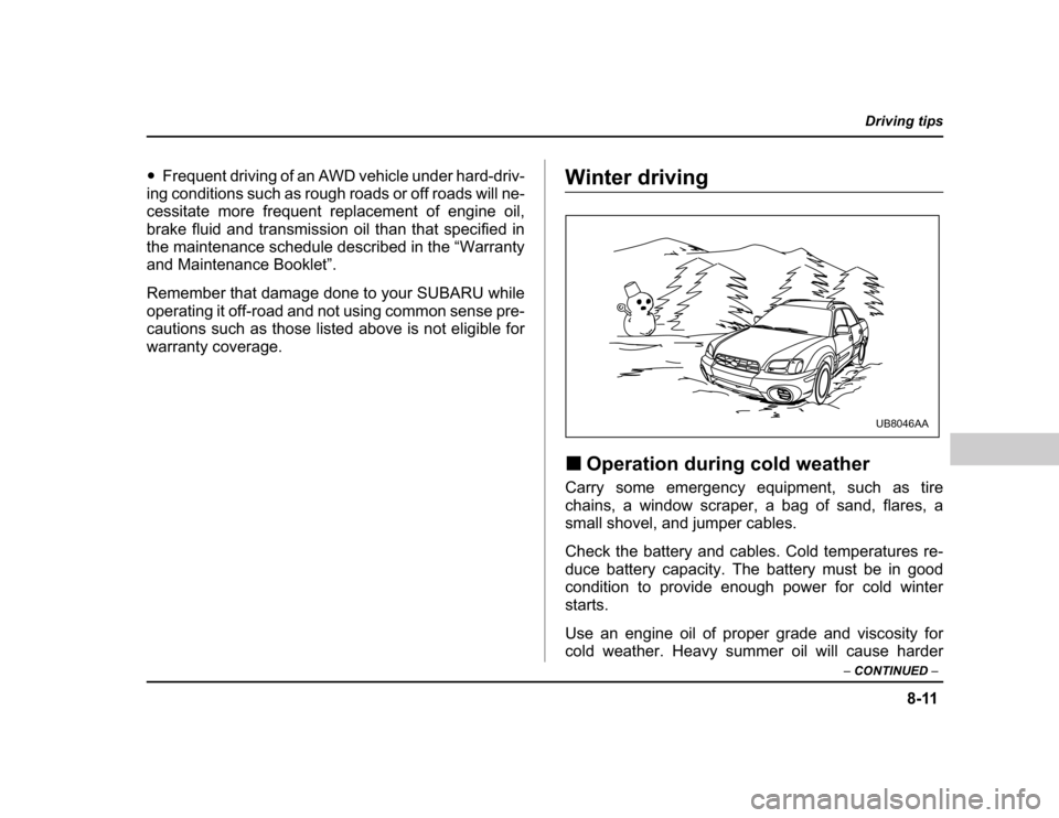SUBARU BAJA 2004 1.G Owners Manual ����
������������
� ����������� �
����������������������������������������������������
�������������������������������������������������������� 
���������� ����� ��������� ������������ ��� ������� ���