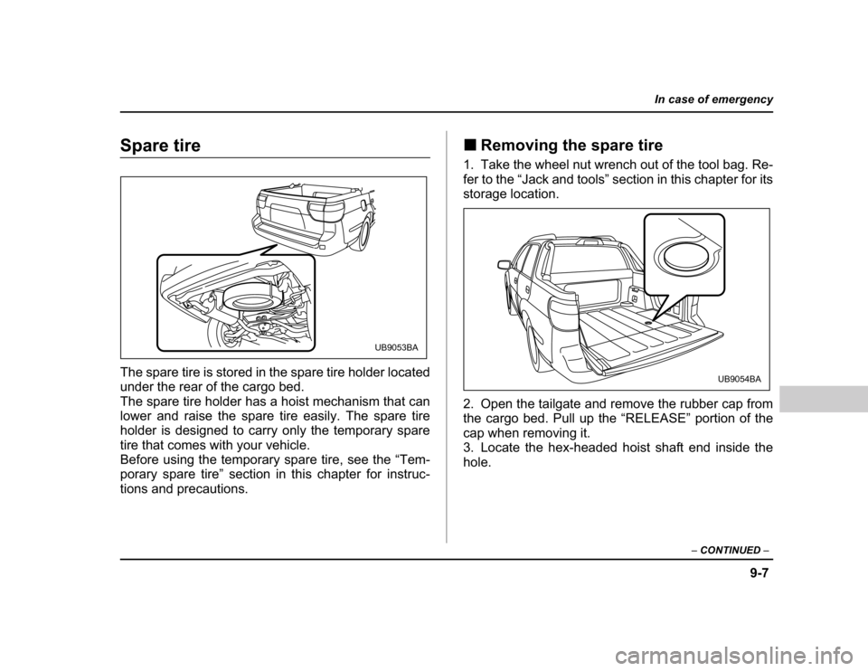 SUBARU BAJA 2004 1.G Owners Manual ���
��������������������
������������ �
���������� 
��������������������������������������������������������� 
�������������������������������� 
���������������������������������������������������� 
�