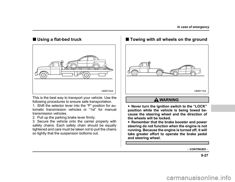 SUBARU BAJA 2004 1.G Owners Manual ����
��������������������
������������ �
�����������������������
������������������������������������������������������� 
��������������������������������������������������� 
�������������������������