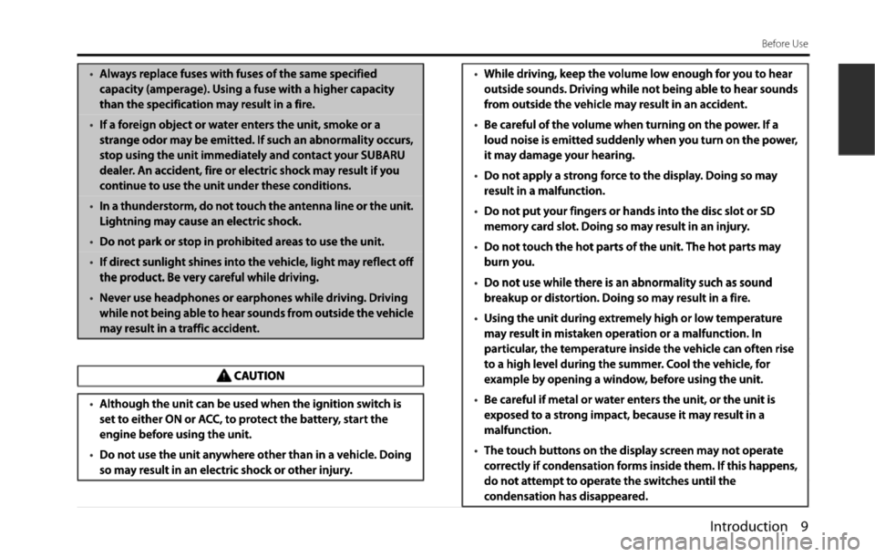 SUBARU FORESTER 2015 SJ / 4.G Navigation Manual 