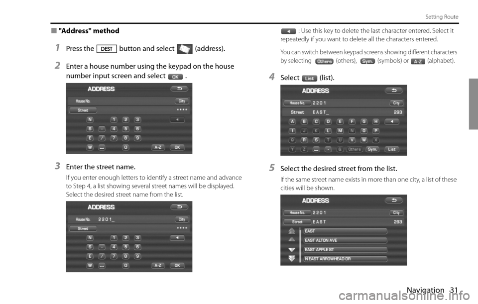 SUBARU IMPREZA 2009 3.G Navigation Manual 