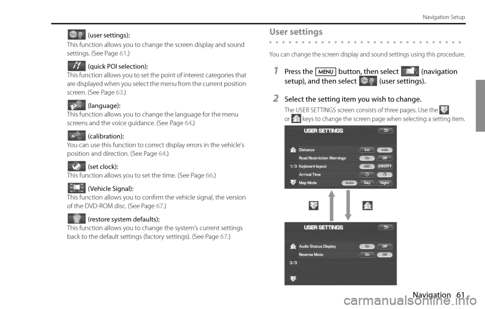 SUBARU IMPREZA 2009 3.G Navigation Manual 